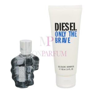 Diesel Only The Brave Pour Homme Eau de Toilette Spray 50ml / Shower Gel 100