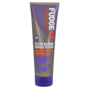 Fudge Clean Blonde Damage Rewind Violet-Toning Shampoo 250ml