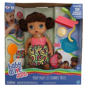 Hasbro Baby Alive Super Snacks Baby Doll Girl 1Stk