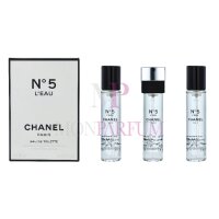 N°5 LEAU RECHARGES MINI TWIST- 3X20ml