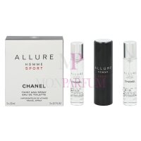 Chanel Allure Homme Sport 2x Eau de Toilette Spray Refill...