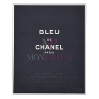 Chanel Bleu De Chanel Pour Homme Geschenkset Eau de Toilette 20ml/2x Eau de Toilette Refill 20ml - Travel Sprays