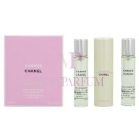Chanel Chance Eau Fraiche 2x Eau de Toilette Spray Refill 20Ml / 1x Eau de Toilette Spray 20Ml - Twist and Spray