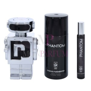 Paco Rabanne Phantom Eau de Toilette Spray 100ml / Deo Spray 150ml / Eau de Toilette 10ml