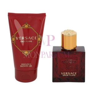 Versace Eros Flame Eau de Parfum Spray 30ml / Shower Gel 50ml