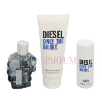 Diesel Only The Brave Pour Homme Eau de Toilette Spray 75ml / Shower Gel 100ml / Shower Gel 50ml