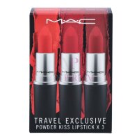 MAC Powder Kiss Lipstick Trio Set 9gr