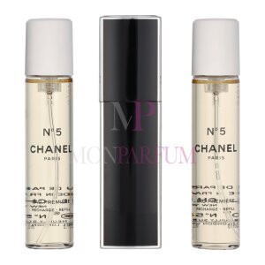 Chanel No 5 Eau Premiere Geschenkset 2x Eau de Parfum Refill 20Ml/1x Eau de Parfum 20Ml/Purse and Spray