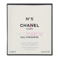 Chanel No 5 Eau Premiere Geschenkset 2x Eau de Parfum Refill 20Ml/1x Eau de Parfum 20Ml/Purse and Spray