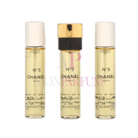 Chanel No 5 Geschenkset 3x Eau de Toilette Refill 20Ml -...