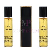Chanel No 5 2x Eau de Parfum Spray Refill 20Ml / 1x Eau...