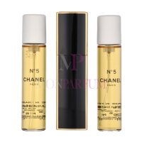 Chanel No 5 Geschenkset 2x Eau de Parfum Refill 20Ml/1x...