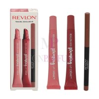 Revlon 2 Kiss Plumping Lip Creams + Colorstay Nude Lipliner 14,48ml
