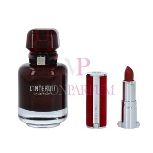 Givenchy LInterdit Rouge Eau de Parfum Spray 50ml / Mini LRDV 37 1,5gr
