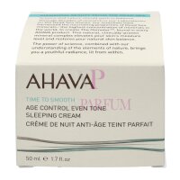 Ahava T.T.S. Age Control Even Tone Sleeping Cream 50ml