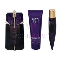 Thierry Mugler Alien Eau de Parfum Spray 60ml / Shower Milk 50ml  / Talisman Refilliable 10ml