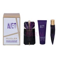 Thierry Mugler Alien Eau de Parfum Spray 60ml / Shower Milk 50ml  / Talisman Refilliable 10ml