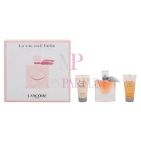 Lancome La Vie Est Belle Eau de Parfum Spray 50ml / Shower Gel 50ml / Body Lotion 50ml