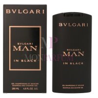 Bvlgari Man In Black Shampoo & Shower Gel 200ml