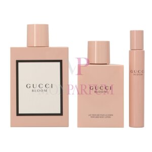 Gucci Bloom Eau de Parfum Spray 100ml / Perfumed Body Lotion 100ml / Eau de Parfum Rollerbal 7,4ml
