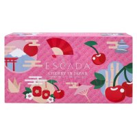 Escada Cherry In Japan Limited Edition Eau de Toilette Spray 100ml / Body Lotion 150ml / Pouch