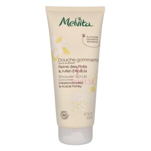 Melvita Shower Scrub Meadowsweet & Acacia Honey 200Ml