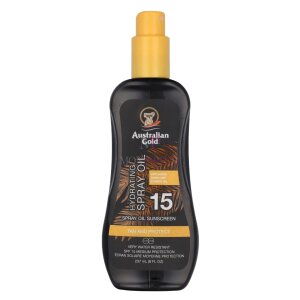 Australian Gold SPF 15 Spray Oil Sunscreen Hydrating Formula 237ml