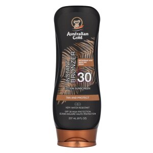 Australian Gold Instant Bronzer Lotion Sunscreen SPF30 237ml