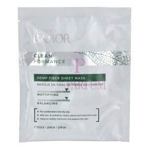 Babor Clean Formance Hemp Fiber Sheet Mask 1Stück