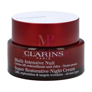 Clarins Super Restorative Night Cream Lifts Replenish & Target Wrinkles - All Skin Types 50ml