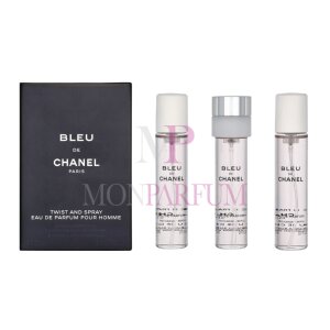 Chanel Bleu de Chanel Eau de Parfum Travel Spray Refills 3 x 20ml