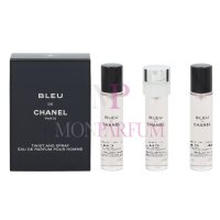 Chanel Bleu de Chanel Eau de Parfum Travel Spray Refills 3 x 20ml