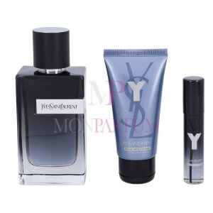 YSL Y For Men Eau de Parfum Spray 100 ml /  Eau de Parfum Mini 10 ml /  After Shave Balm 50 ml