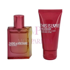 Zadig & Voltaire This Is Love! For Her Eau de Parfum Spray 30ml / Body lotion 50ml