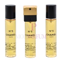 Chanel No 5 Geschenkset 3x20ml - Eau de Parfum Refill